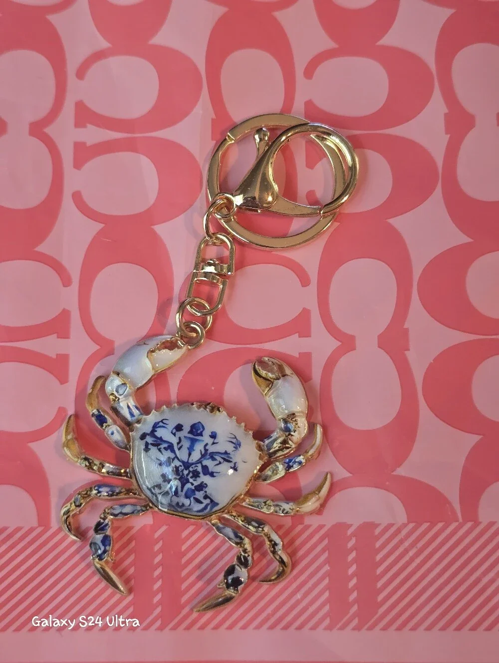 Crab Bag Charm/keychain NEW